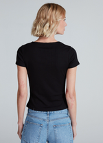 Scoop Henley in Black