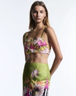 Beaded Floral Canopy Crop