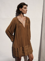 ionic Drift Dress in Tan