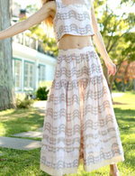 Vanessa Skirt in Floral Trelis