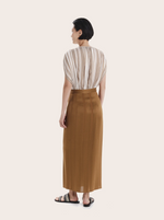 Nemea Midi Silk Jacquard Skirt