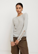 Moira Long Sleeve in Metal Mix