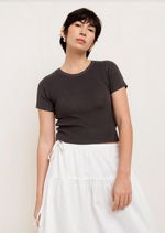 Blaise Crop Top in Storm Grey