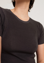 Blaise Crop Top in Storm Grey