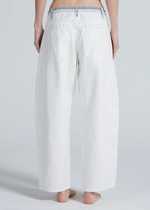 Catamaran Jean in White Sashiko