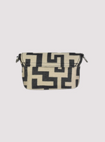 Agapi Mini Bag in Classic Pattern – Beige/Black