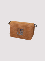 Agapi Raffia Bag in Tobacco