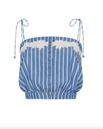 Paula Top in Blue Stripes