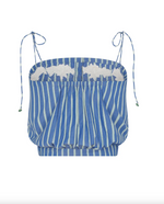 Paula Top in Blue Stripes