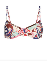 Cala Bikini Top in Punta Print