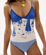 Marietta One Piece in Boat Stripe