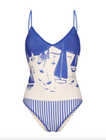 Marietta One Piece in Boat Stripe