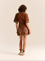 Amaia Dress in Chocolate Brown