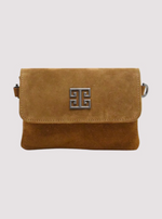 Antiparos Mini Crossbody Bag – Cognac Suede