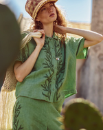 Kimono Shirt in Mint