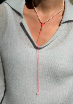 Xeni Pearl Rosario Neon Pink