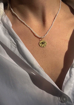 Kressida Mini Charm - Clear Gemstones
