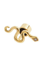 Little Gold Snake Studs
