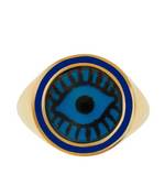 Neon Blue Evil Eye Chevalier