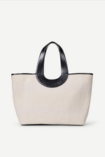 Saberta Beach Bag in Bone White