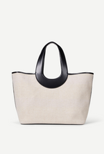 Saberta Beach Bag in Bone White