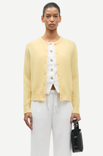 Nor Short Cardigan in Straw