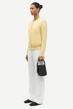 Nor Short Cardigan in Straw