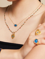 Evil Eye Beaded Chain - 45cm