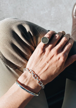 Tusk Cuff in Sterling Silver