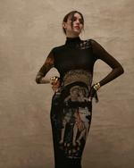 Bastet Pheonix Mesh Dress