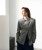 Hourglass Blazer in Grey