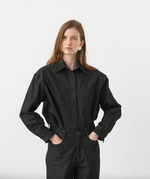 Denim Boy Shirt in Black Washed