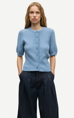 Salora SS Cardigan in Windward Blue