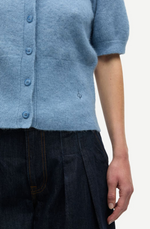 Salora SS Cardigan in Windward Blue