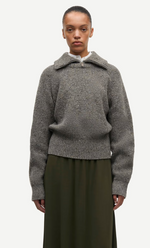 Saamandy Turtleneck in Lead Gray Mel.