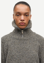 Saamandy Turtleneck in Lead Gray Mel.