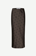 Saagneta Long Skirt in Mulch Dott