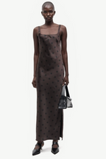 Sunna Dress in Mulch Dott