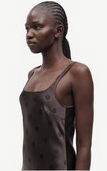 Sunna Dress in Mulch Dott