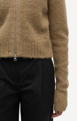 Sajeanne Cardigan in Lead Gray