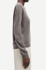 Boston O-Neck in Grey Blue Mel.