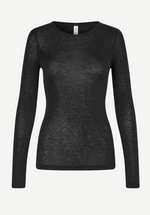 Sadou T-Shirt LS in Black