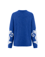 Folklore Alpaca Sweater in Cobalt