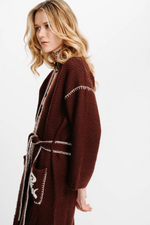 Saddler Coat in Brown