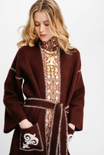 Saddler Coat in Brown