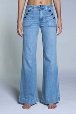 Brickhouse Wide Leg in Harbour