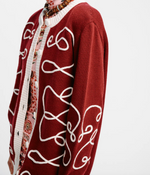 Elsa Cardigan in Deep Red
