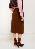 Angela Skirt in Tobacco