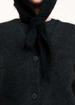 Serena Cropped Cardigan in Teal Mix