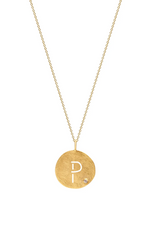 Monogram Pendant with Chain